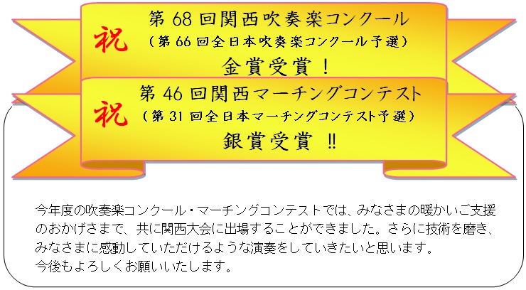 関西 マーチング 大会 コンテスト 関西大会