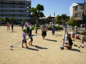 ミニトライやる2日目築地保育所①