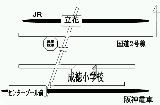 成徳小学校の周辺地図